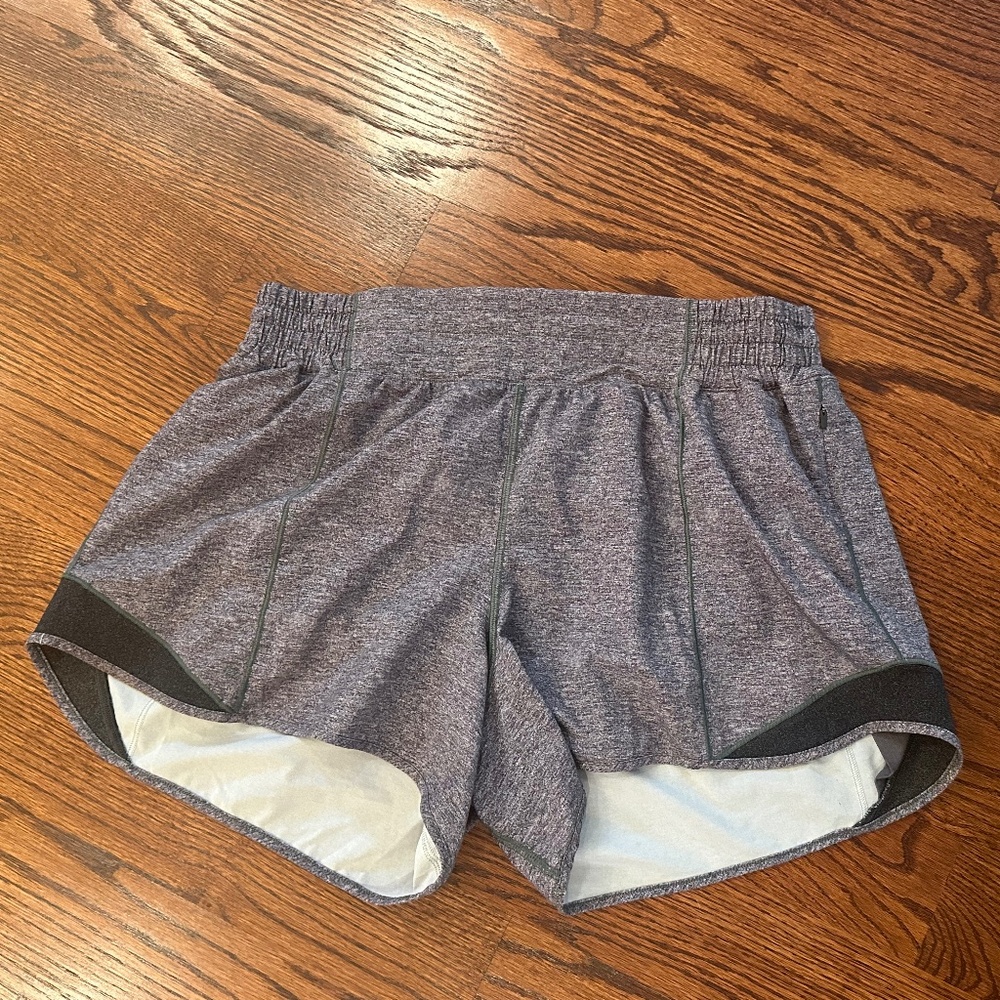 lululemon Hotty Hot High-Rise 4" Lined Short Size 12